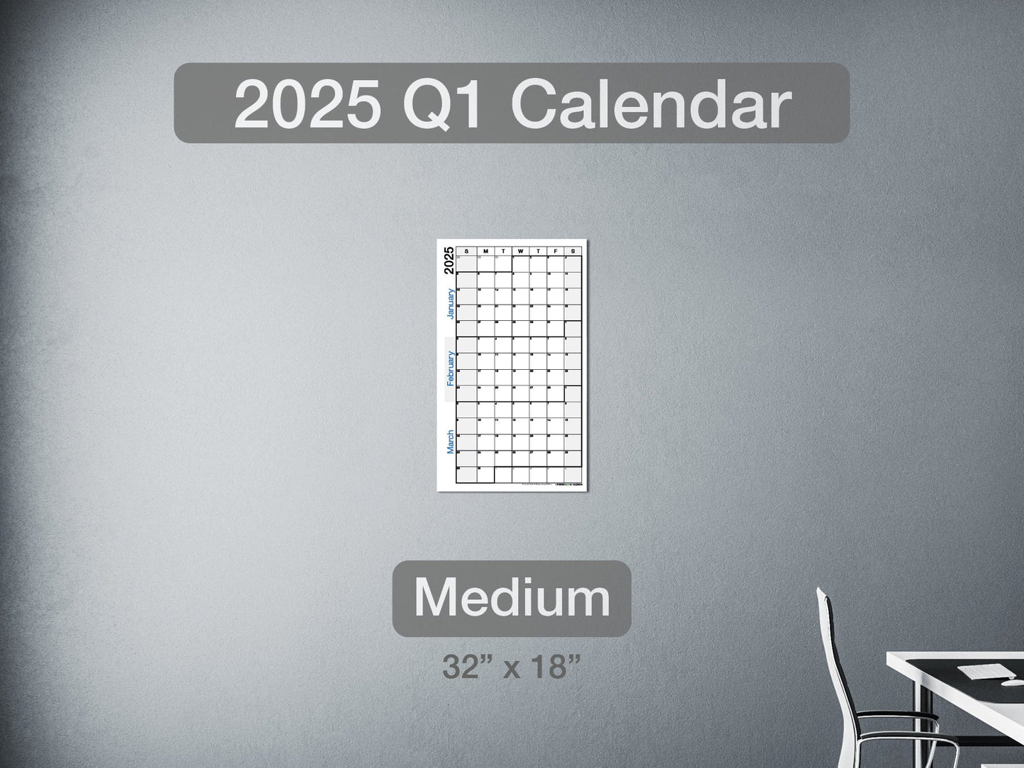 2025 Q1 Calendar Medium