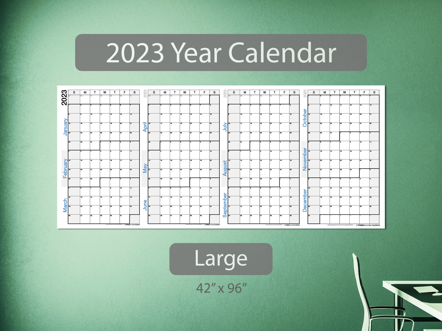 2023 Year Calendar Large