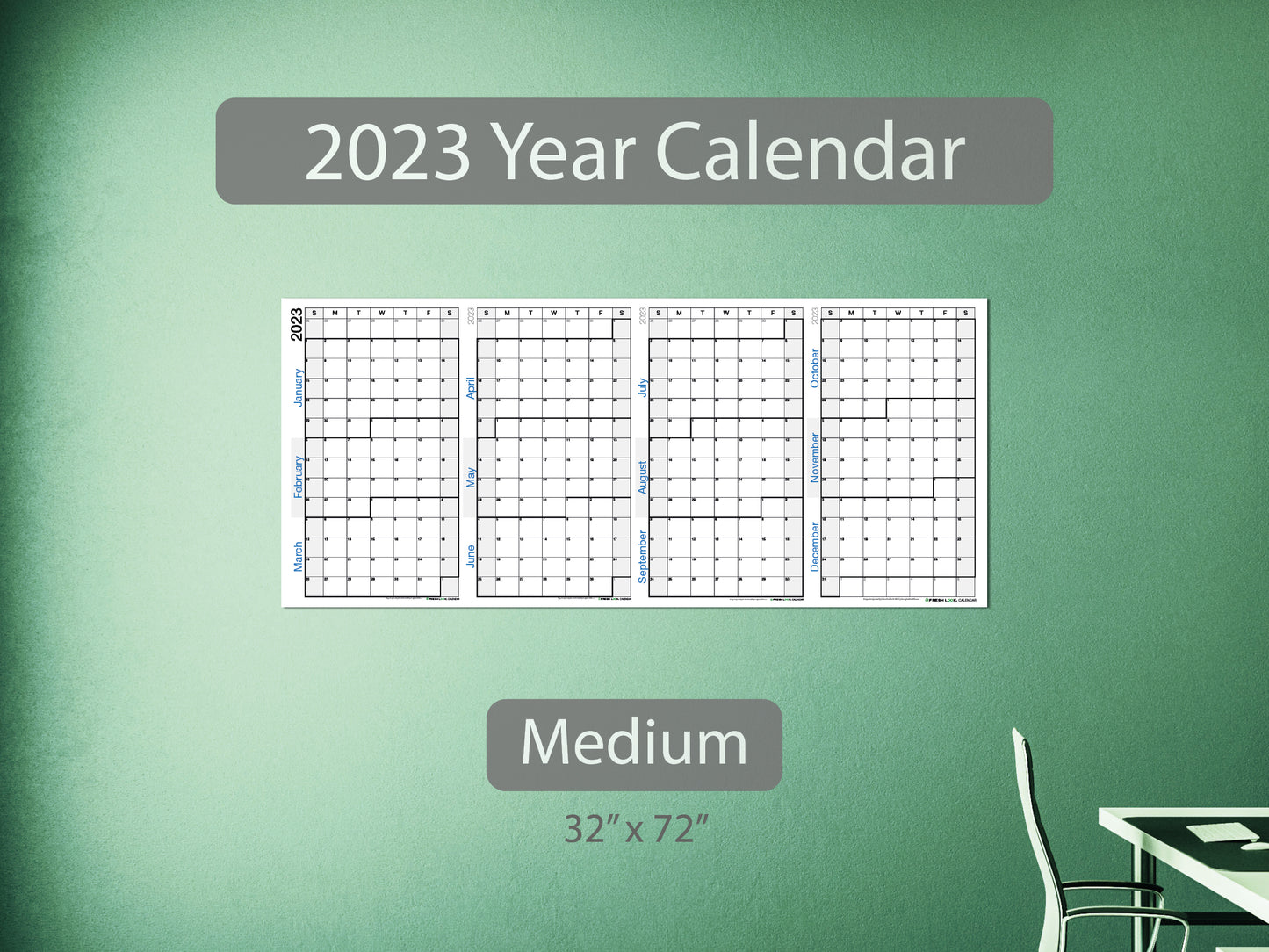 2023 Year Calendar Medium