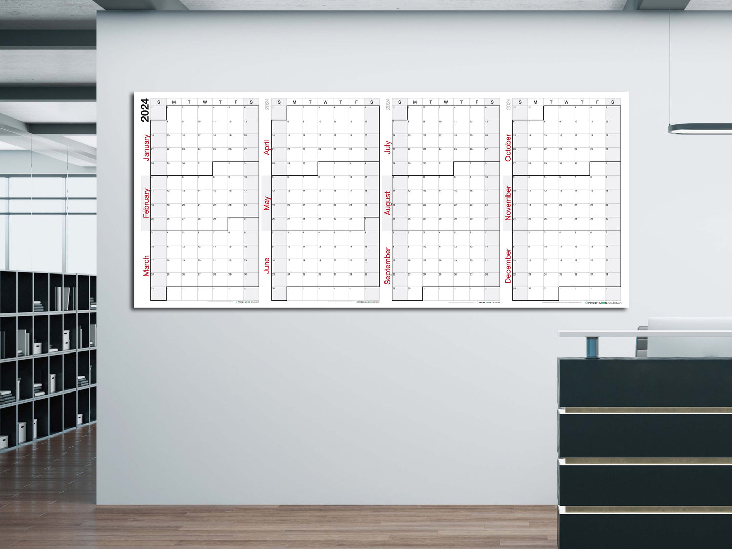 2024 Year Calendar Large