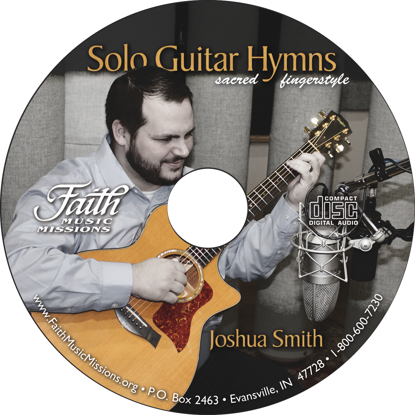 Physical CD Solo Guitar Hymns