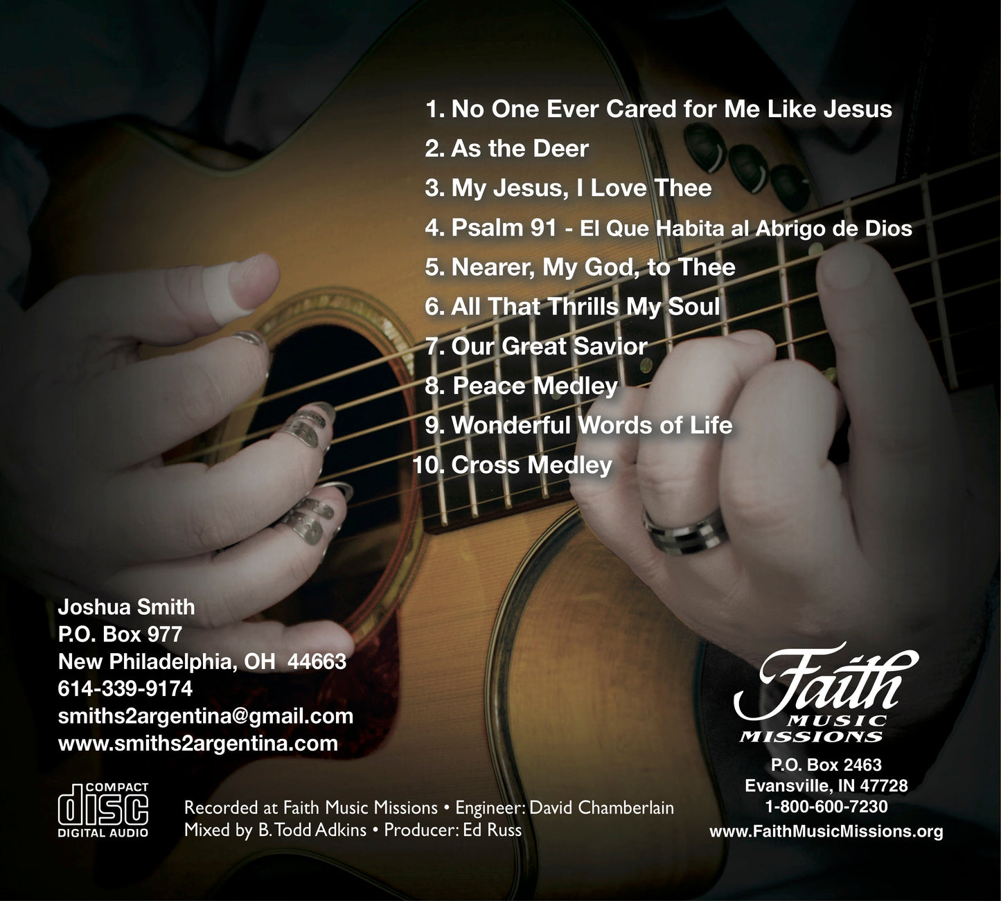 Digital CD Solo Guitar Hymns